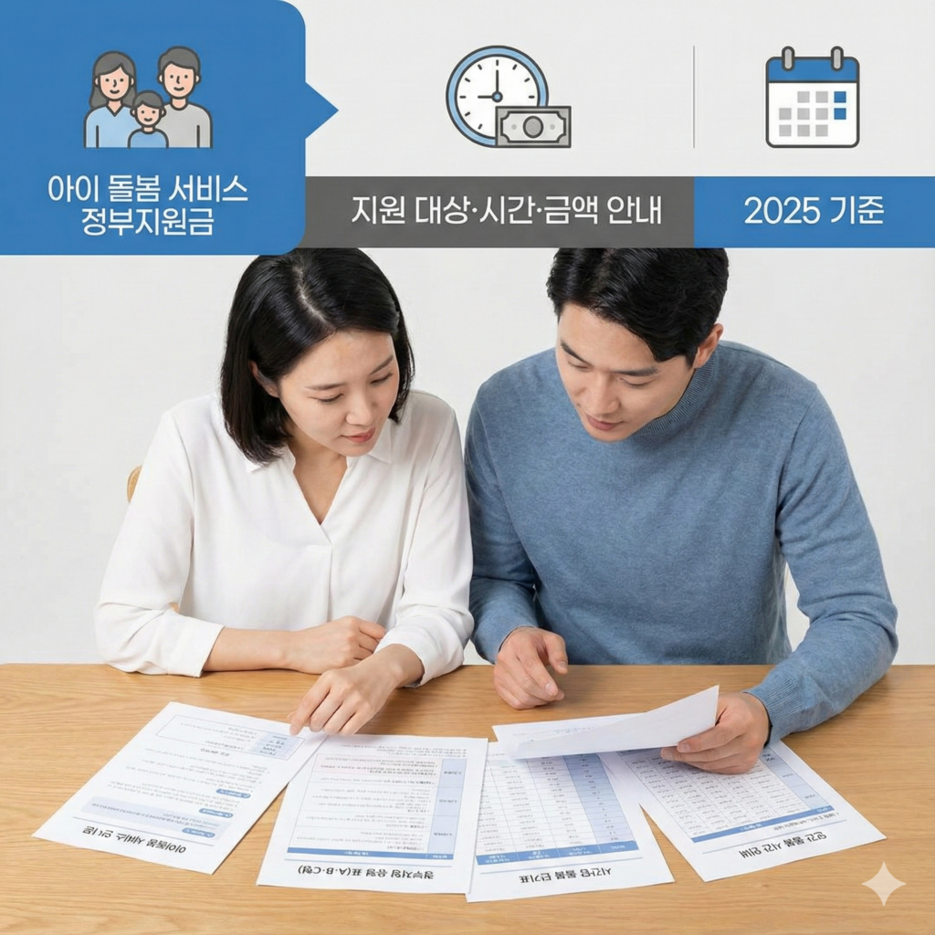 아이 돌봄 서비스 정부지원금