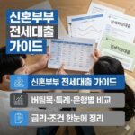 신혼부부 전세자금대출 가이드 — 인포그래픽 프롬프트 세트
