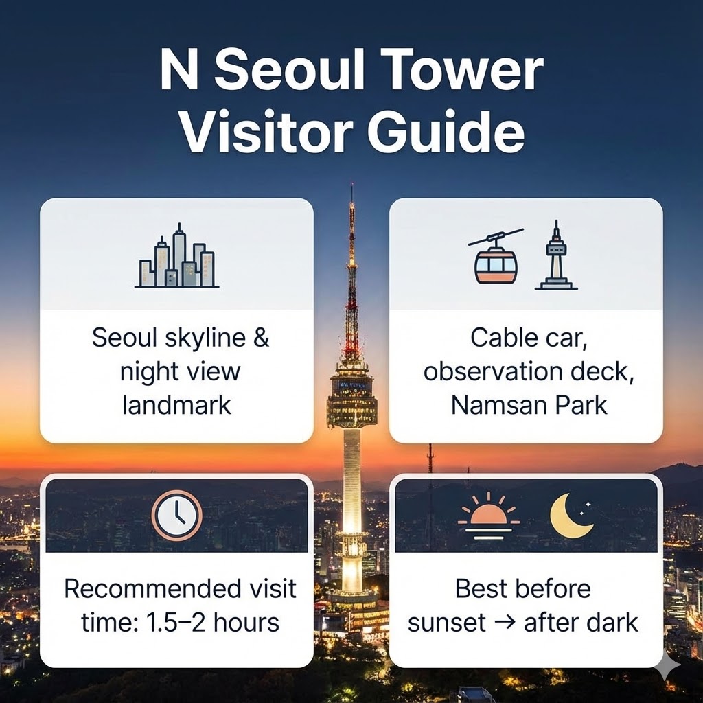 N Seoul Tower Visitor Guide | Cable Car, Best Time & Night View Tips unnamed 56